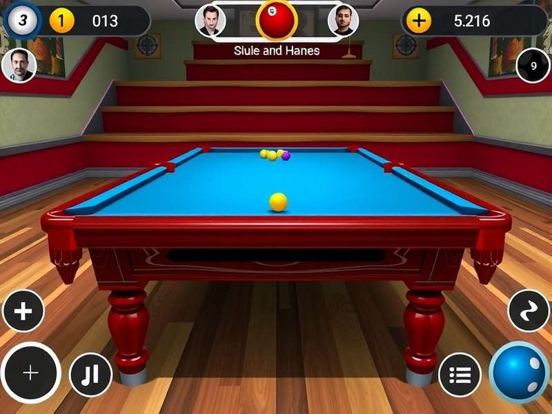 8 Ball Champ Ind tournament leaderboard showing Indian players